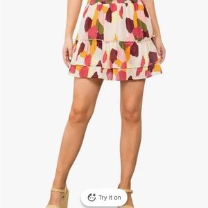THML multicolored spot skirt